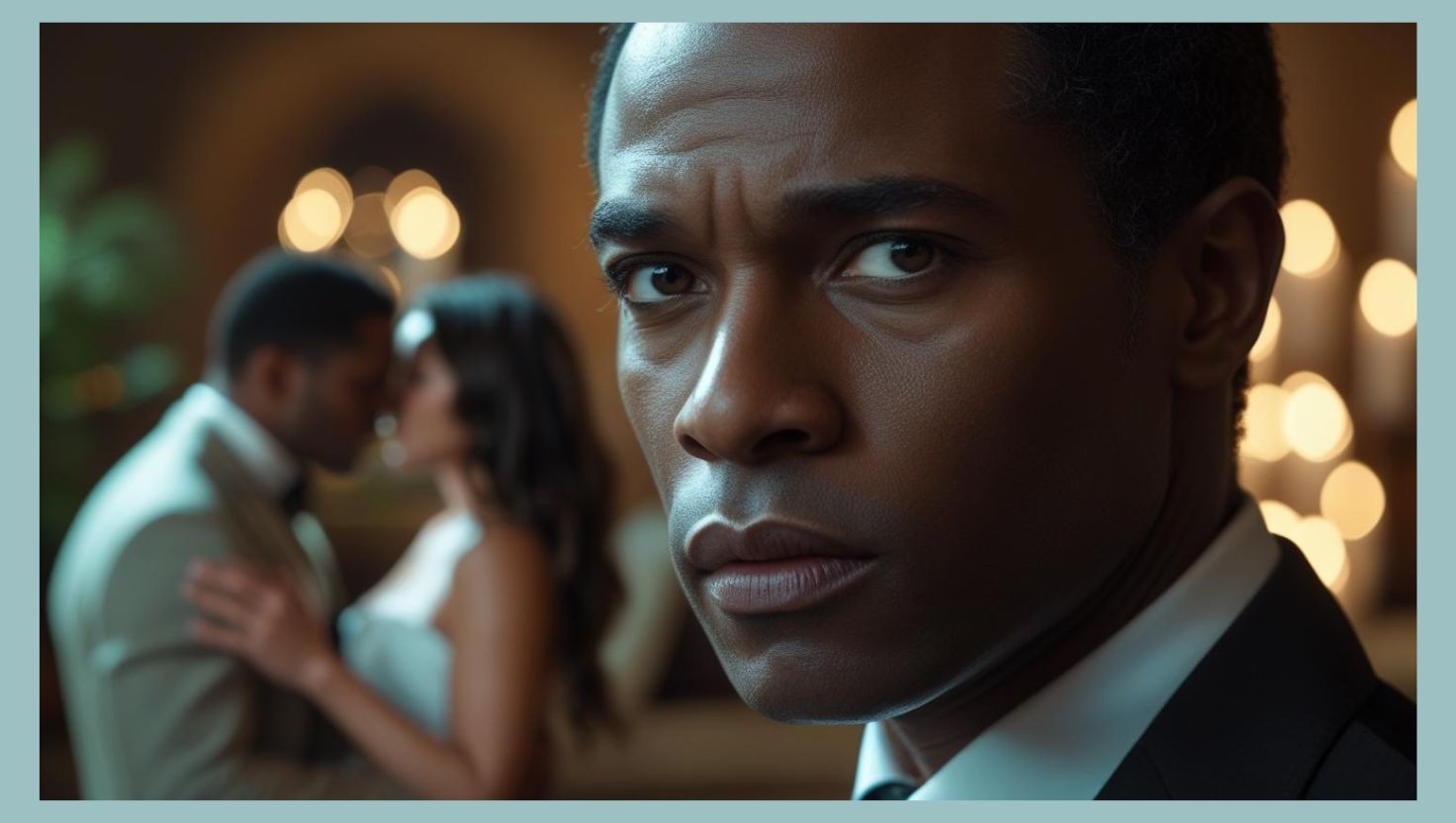 vulture position black man with couple in background